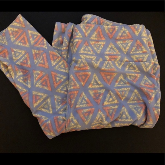 OS Lularoe Triangle Leggings - Picture 1 of 3